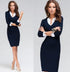 Slim Slim Pencil Skirt Dress - ROUTINE FASHION